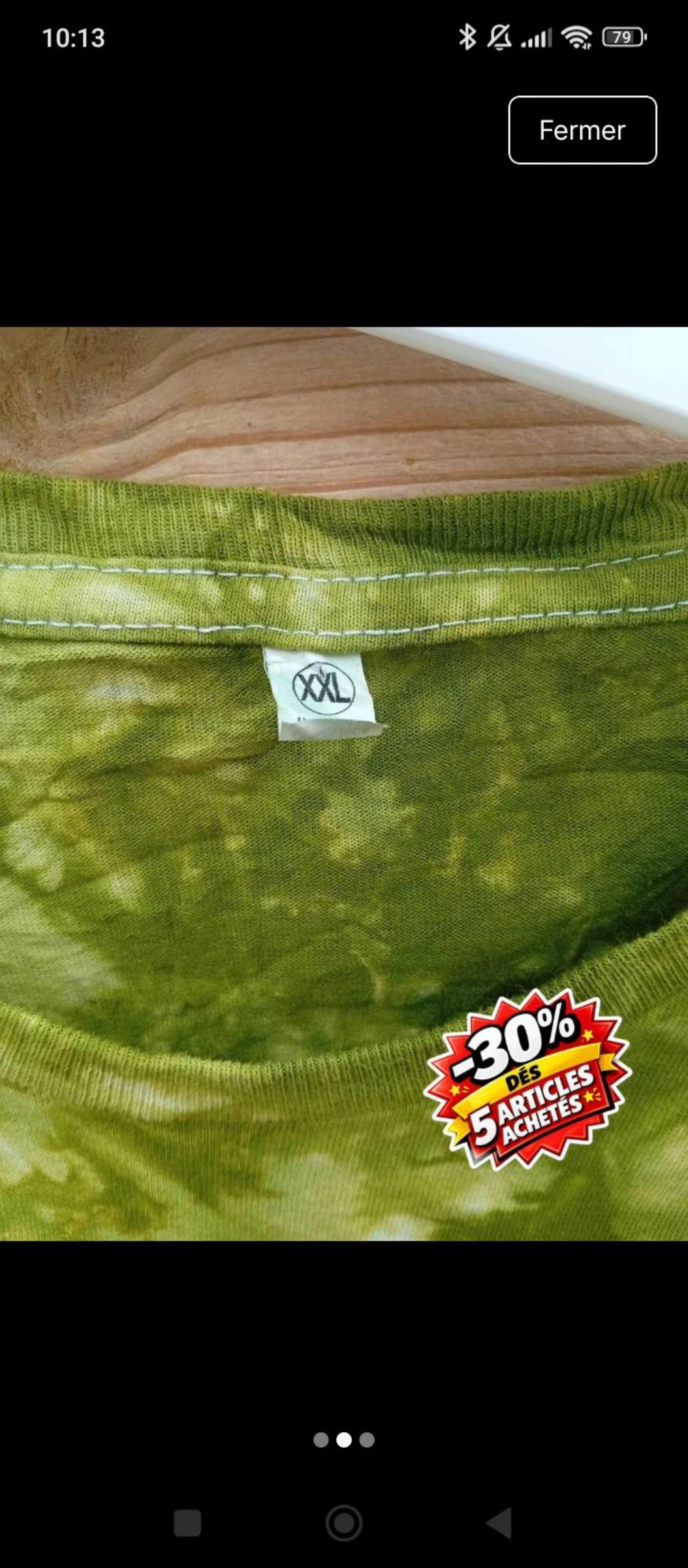 T-shirt met stropdas en sterven – photo 2